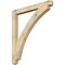 Ekena Millwork Thorton Craftsman Rough Sawn Bracket, Douglas Fir, 4"W x 44"D x 48"H BKT04X44X48THR04RDF - alternate 1